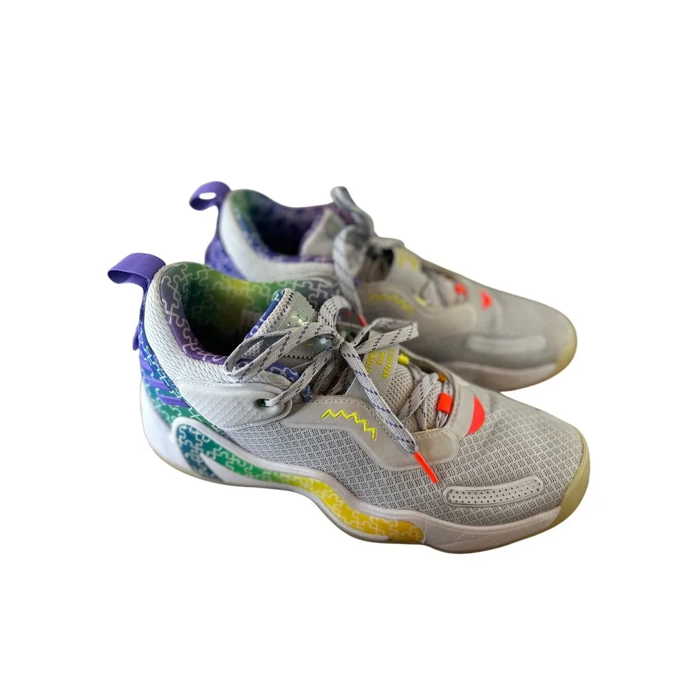 Adidas Donovan Mitchell DON Issue 3 Autism Awareness Grey Purple GY0301 Mens 9